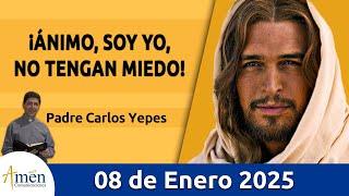 Evangelio De Hoy Miércoles 08 de Enero 2025 #PadreCarlosYepes l San Marcos 6, 45-52 l Misa