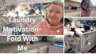 Laundry Motivation~Fold With Me~Folding Motivation~Getting It All Done