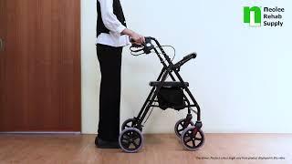 How to use the Deluxe Rollator Walker