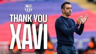 THANK YOU XAVI 🫶️ FC Barcelona