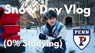 UPenn's First Snow Day in 3 Years...