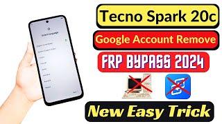 Tecno Spark 20c FRP Bypass Android 13 Without PC | Tecno BG7 Google Account Bypass 2024 Method