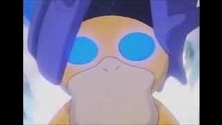 Psyduck evolves into a super saiyan for the first time - (Psyduck's greatest moment)