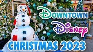 Downtown Disney Christmas 2023 - Disneyland Resort Walkthrough [4K POV]