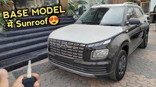 Sunroof Wallah Base Model New Hyundai Venue E Plus 2025