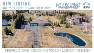 Dream Acreage for Sale near Sherwood Park!