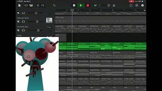 Sprunki pyramixed horror in GarageBand