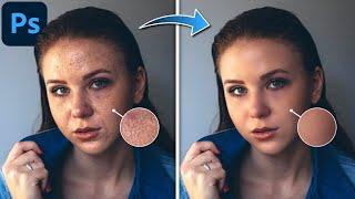 Portrait Retusche - Haut Glätten & Makel entfernen | Photoshop Tutorial Deutsch