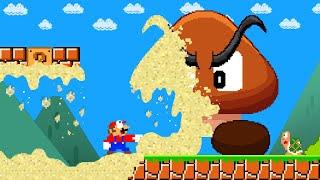 Super Mario Bros. But Everything Mario touch turns to Desert | PixSaga Mario