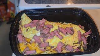 Breakfast Steak Egg & Cheese Omelet. Delicious!