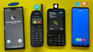 Incoming Call Motorola M3788 + Samsung S25Ultra + Sony Xperia 5 / Outgoing Call i15Pro