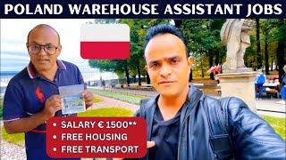 Poland  Warehouse Jobs Salary € 1500** ! Free Housing & Transportation