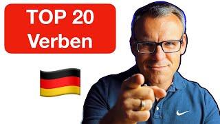 TOP 20 Deutsche Verben, German verbs