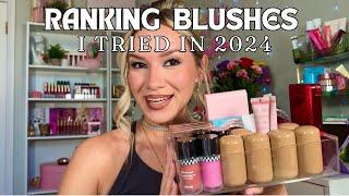 RANKING CREAM BLUSHES I TRIED IN 2024