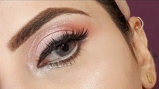 Glitter Eye Makeup Tutorial | Easy Party Look | Pink Glam | Shani Beauty