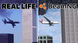 Airplane accidents Based on Real Life Incidents Compilation #1 | BeamNG DRIVE