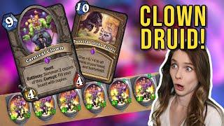 ATTACK OF THE *CLOWNS* Carnival Clown Druid | Darkmoon Faire | Hearthstone