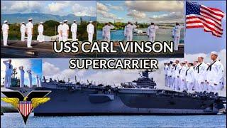 RIMPAC 2024 | Supercarrier USS Carl Vinson Leaving Pearl Harbor Hawaii USA