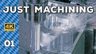 CNC Machining an aluminum part | Hermle C400 | SolidCAM | iMachining
