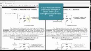 How to wire a relay to invert the voltage