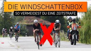 Triathlon Windschatten Regeln | Alles was du über die Windschattenbox wissen musst