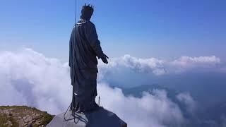 Monumento al Redentore e Monte Saccarello (cima e batteria cannoni)