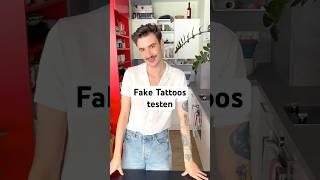 Fake Tattoos testen | Carlo Sommer