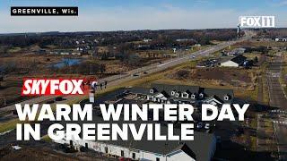 SKYFOX: Aerial drone footage of Greenville, Wisconsin