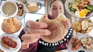 what I eat in a week // warm & hearty meals & drinks