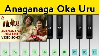 Anaganaga Oka Uru Piano Tutorial | Hello