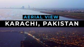 Karachi Amazing Aerial View 2020  | Sea View Drone Footage