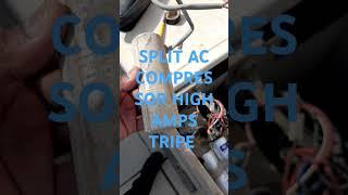 Troubleshooting Split AC Compressor High Amp Trip | MK Technical Solutions#splitac #airconditioner