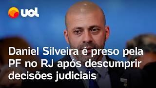 Daniel Silveira é preso pela PF no RJ após descumprir decisões judiciais do ministro Moraes; veja