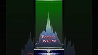 Baofeng UV9R Plus vs. Baofeng UV18 Pro - Modulation NFM #hamradio #afu #shorts