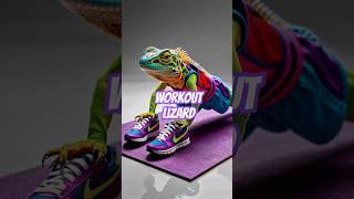 Workout Lizard in a whimsical world of pets and animals living their best fantastical lives.