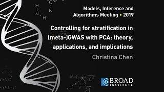 MIA: Christina Chen, PCA and stratification in GWAS; Alex Bloemendal, primer on random matrix theory