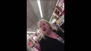 Senile Lady Yelling at Meijer Shoppers (Funny)