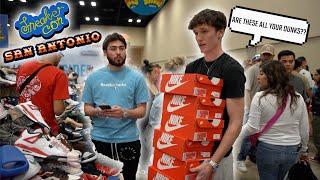 Courtside Kicks Spends $10,000 at Sneaker Con San Antonio!