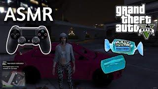 ASMR Gaming | GTA V HARD CANDY | Controller Sounds No Talking 