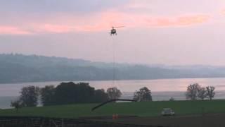 CKW Heli-Einsatz Oberkirch Sempachersee