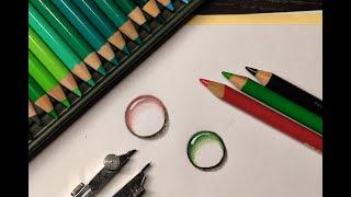 How to draw Water Drops | 3D Effect with color Pencils | Coloring Tutorial