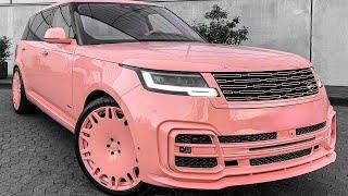 NEW BRABUS Range Rover PEACH! 600 HP V8 BEAST +SOUND! Exterior Interior Review in 4K