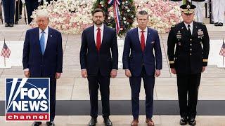 WATCH LIVE: Trump honors fallen troops on Memorial Day at Arlington National Cemetery