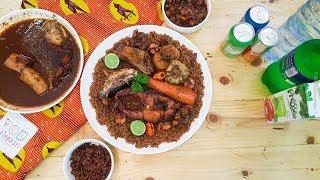 Tiebou Diaga / Riz au Poisson Rouge et Sauce Boulettes