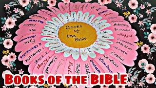 BOOKS OF THE BIBLE । FLOWER । DIY । sunday school crafts