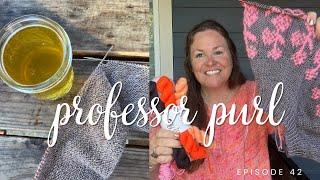 Episode 42: Fall, fall, fall, & a test knitting call! || Professor Purl Podcast