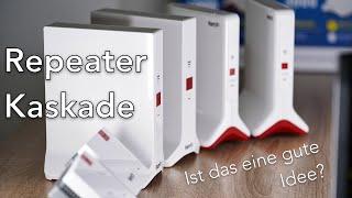 Wi-Fi 6 FRITZ!Repeater kaskadieren? Test mit 1200 AX, 3000 AX und 6000