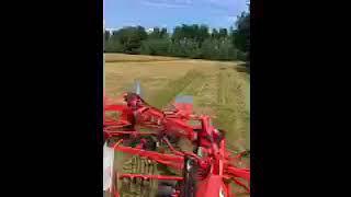 john deere 3010 and kuhn 6002 raking