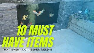 10 Essential items every koi keeper should own