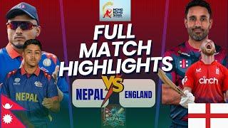 NEPAL VS ENGLAND HONGKONG SIXES HIGHLIGHTS 2024 || NEP VS ENG ||